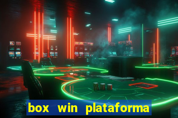 box win plataforma de jogos